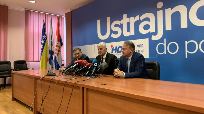 Leaders of BiH ruling coalition mend fences, HDZ BiH chief optimistic