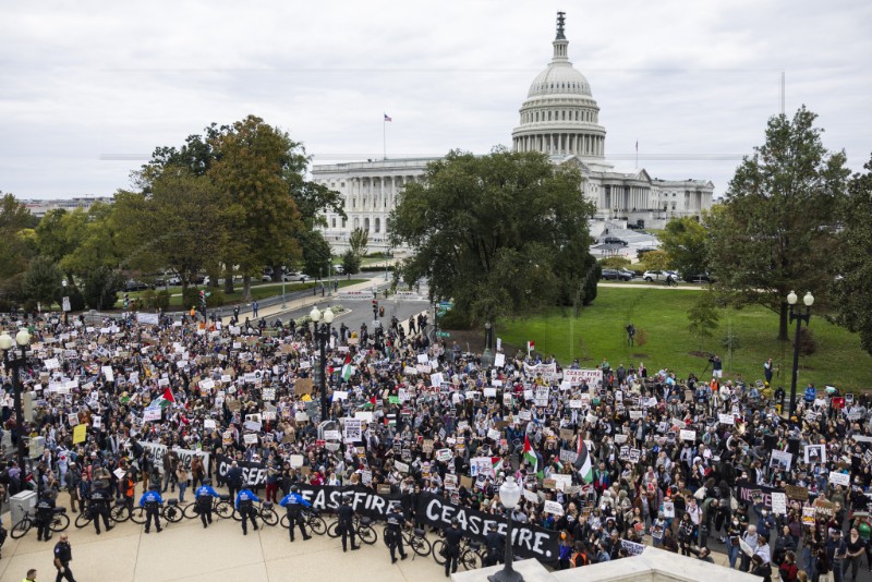 USA PROTEST ISRAEL GAZA CONFLICT