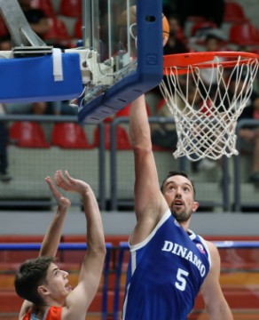 Utakmica 5. kola Hrvatske lige košarkaša Dinamo - Cedevita