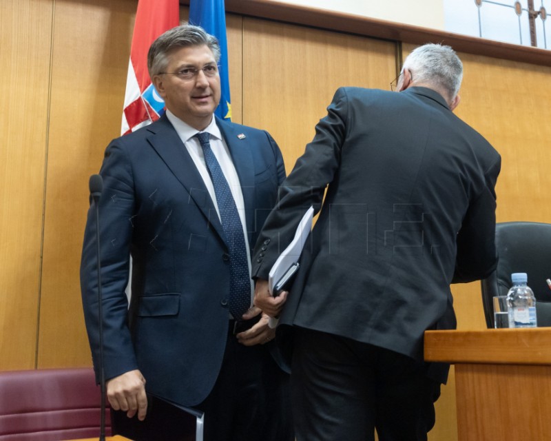 Plenković: Izvještaj o radu Vlade