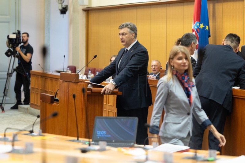 Plenković: Izvještaj o radu Vlade