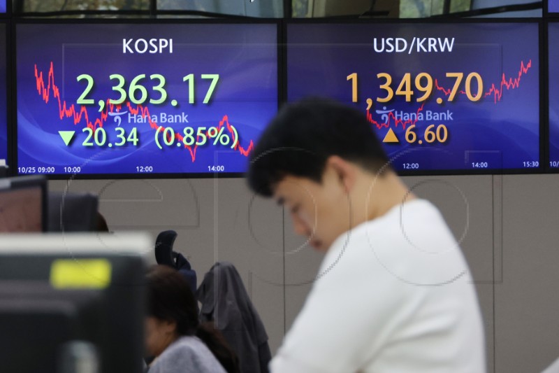 SOUTH KOREA ECONOMY MARKETS KOSPI