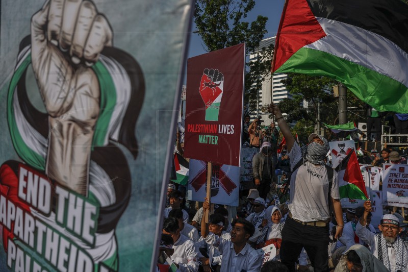 INDONESIA PROTEST ISRAEL GAZA CONFLICT