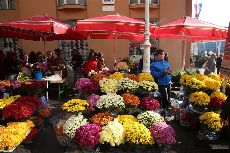 Prices of chrysanths and other flowers for graves up 30% ahead of All Saints day