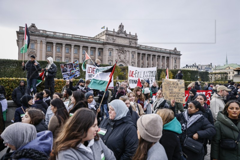 SWEDEN ISRAEL PALESTINIANS CONFLICT PROTEST