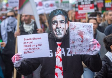 BRITAIN PROTEST ISRAEL GAZA CONFLICT