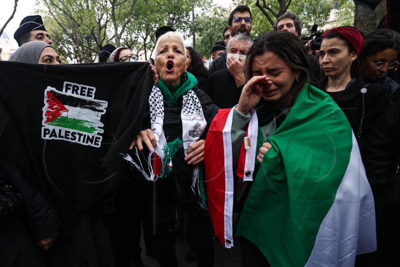 FRANCE PROTEST ISRAEL GAZA CONFLICT