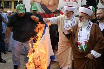 LEBANON PROTEST ISRAEL GAZA CONFLICT