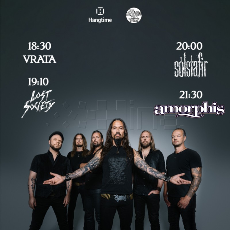 Amorphis i Solstafir u srijedu u Boogaloo klubu