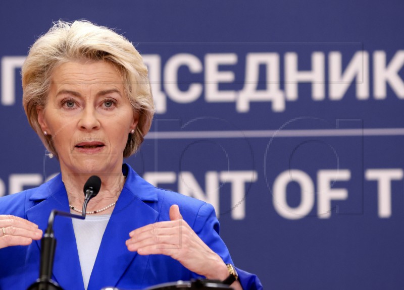 Von der Leyen pozvala Srbiju da se uskladi s EU-om i obećala ekonomsku pomoć regiji