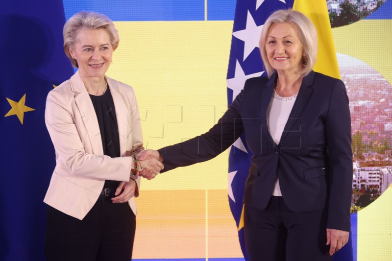 Sarajevo: Von der Leyen na sastanku s Borjanom Krišto