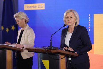 Sarajevo: Konferencija za medije Von der Leyen i Krišto