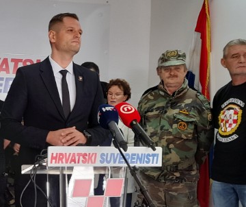 Konferencija za medije Hrvatskih suverenista