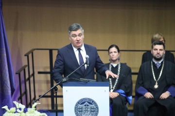 Predsjednik Milanović na svečanoj sjednici Senata Sveučilišta u Zagrebu