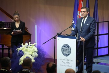 Predsjednik Milanović na svečanoj sjednici Senata Sveučilišta u Zagrebu