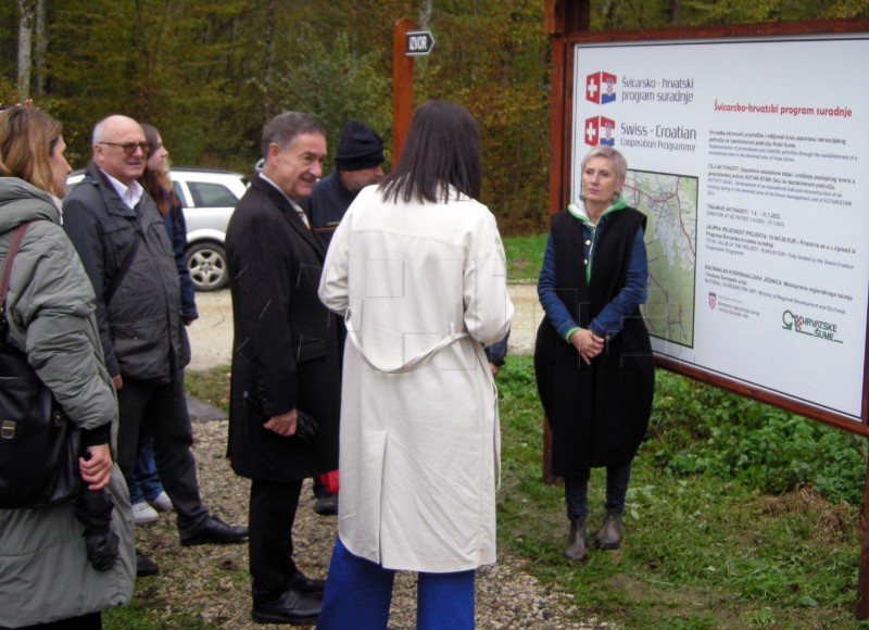 Edukativna staza simbol razminirane Kotar šume