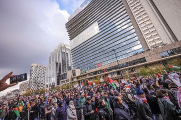 Više od 20.000 ljudi pridružilo se propalestinskim prosvjedima u Bruxellesu 