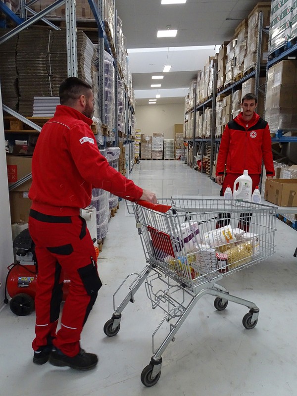 Crveni križ Zagreb otvorio Logistički centar za krizne situacije i Banku hrane