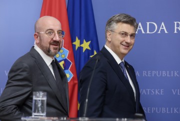 Plenković i Michel dali izjavu za medije