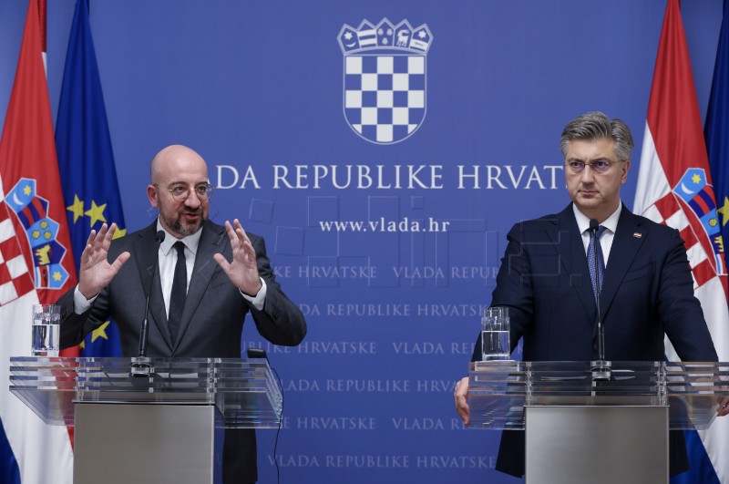 Plenković i Michel nakon izjave Zelenskija: Samo proširenje pruža sigurnost EU-u