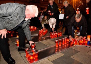 U centru Varaždina ispisano ime grada heroja – grada Vukovara