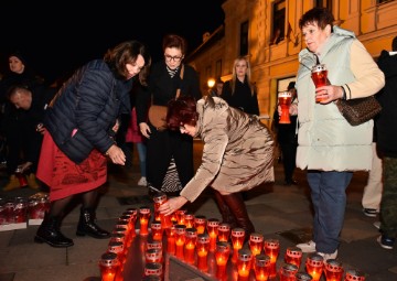 U centru Varaždina ispisano ime grada heroja – grada Vukovara