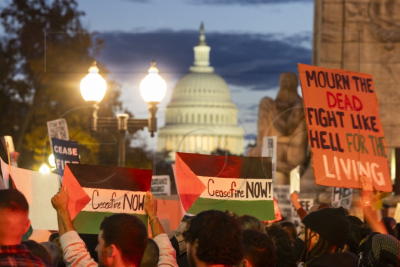 USA PROTEST ISRAEL GAZA CONFLICT