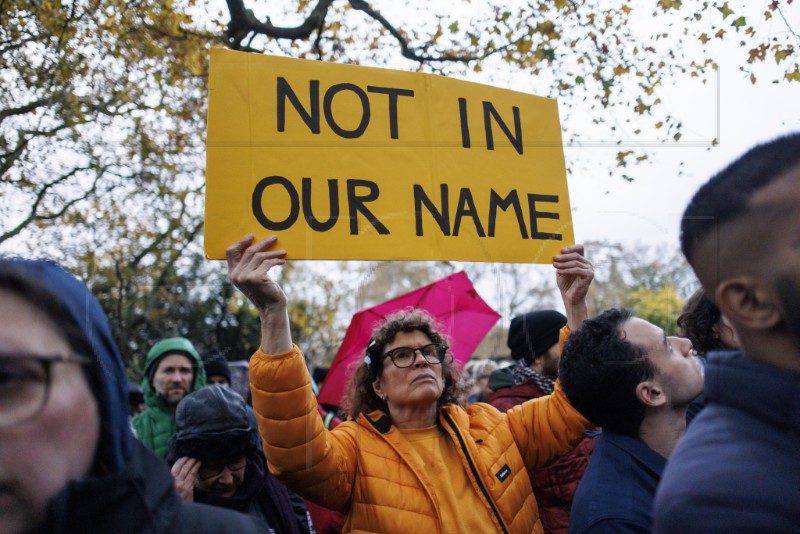 BRITAIN PROTEST ISRAEL GAZA CONFLICT