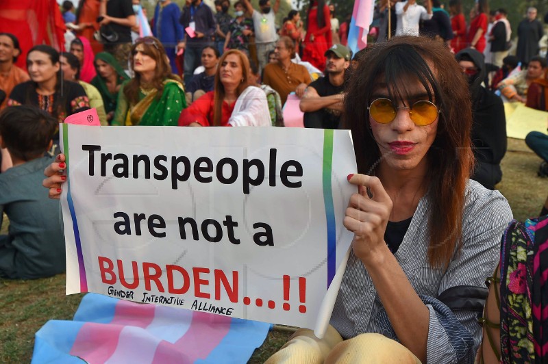 PAKISTAN PROTEST TRANS RIGHTS