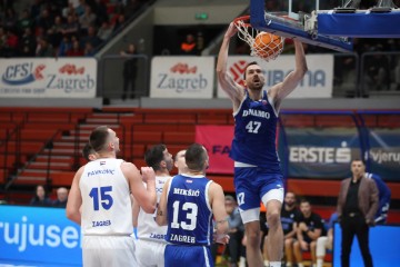 Utakmica 9. kola PH košarkaša: Cibona - Dinamo