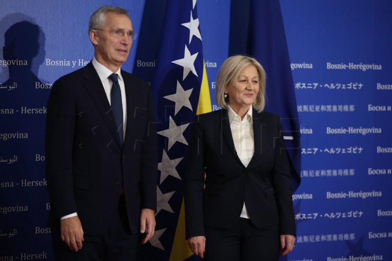 Stoltenberg u Sarajevu razgovarao s Borjanom Krišto