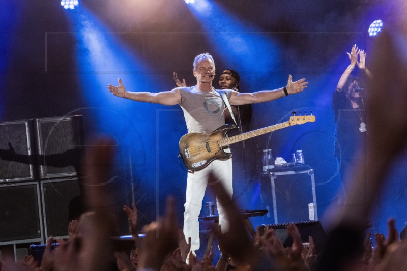 Sting to perform in Zagreb on 27 May 2024