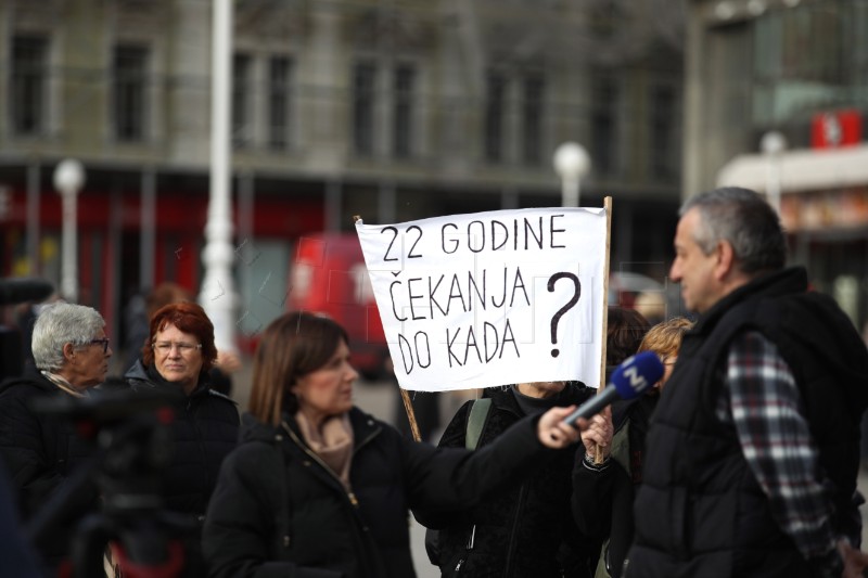 Prosvjed bivših radnica šibenske tekstilne tvrtke “Revije”