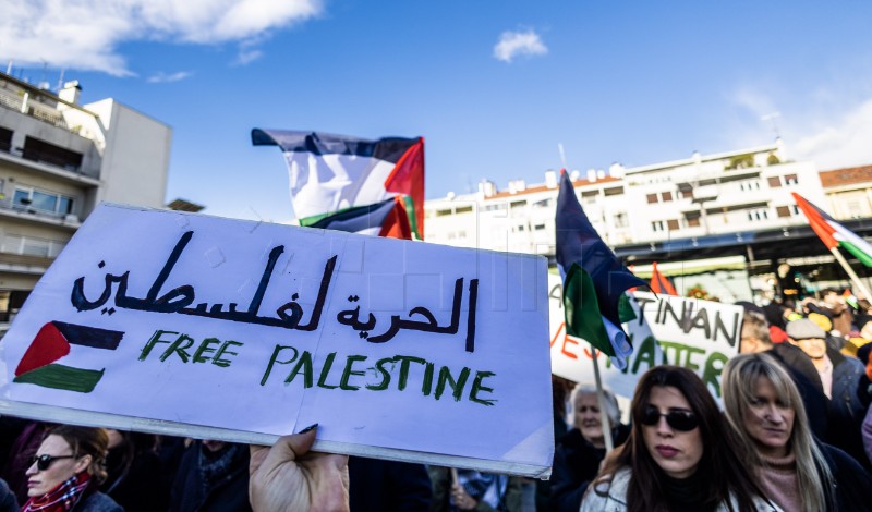 Mirni skup "Ne u naše ime - mir i sloboda Palestini"