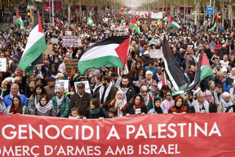 SPAIN PROTEST ISRAEL GAZA CONFLICT