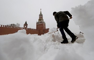 RUSSIA WEATHER SNOWFALL 