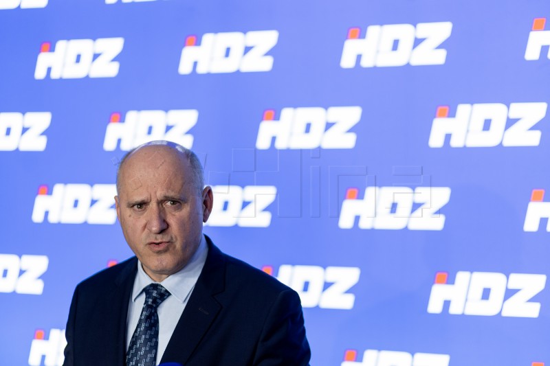 Sjednica šireg Predsjedništva HDZ-a - izjava Bačić