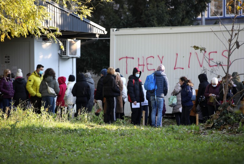 Gužva na punktu HZJZ-a za testiranje na hripavac