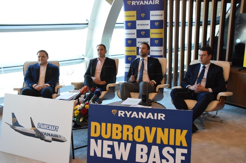 Ryanair će u 2024. Dubrovnik povezivati s 18 europskih odredišta