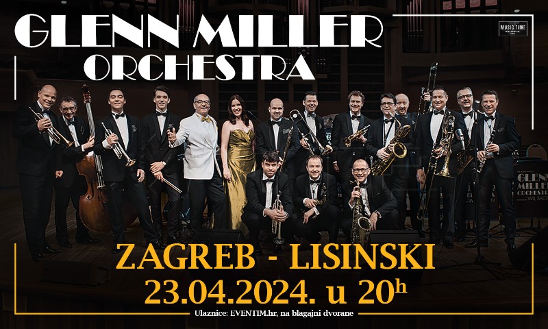 Glenn Miller Orkestar u Lisinskom 23. ožujka 2024.