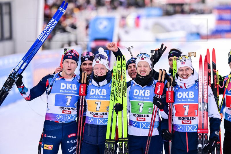 SK - biatlon: Nastavak norveške nadmoći u štafetama