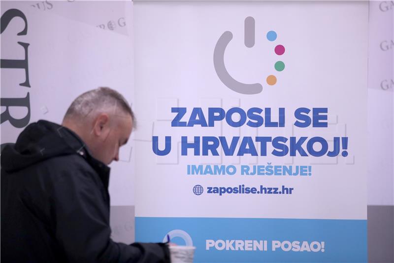 Na HZZ- u krajem studenog 113.250 nezaposlenih, 2,5 posto manje nego lani