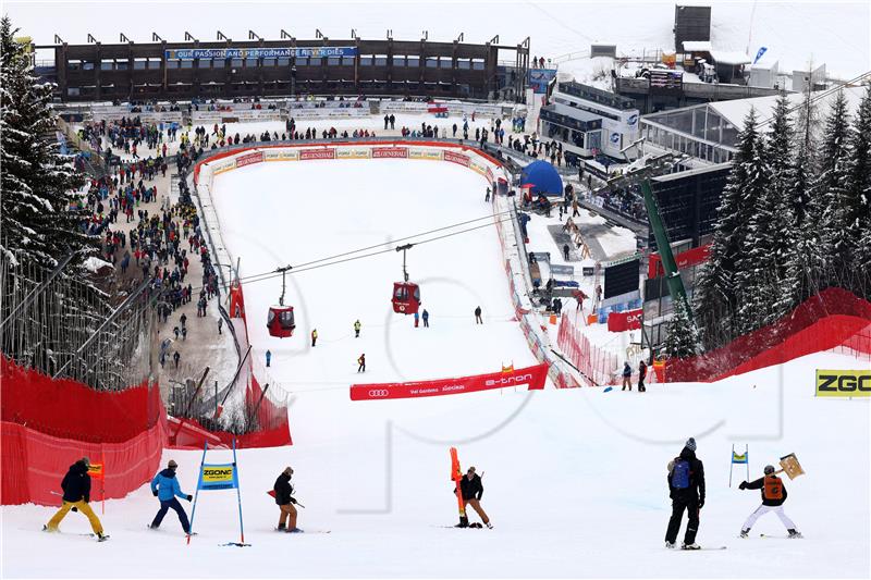 Skijanje: Otkazan trening u Val Gardeni da bi staza bila spremna za sutrašnju utrku