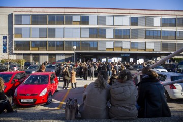 Prosvjedni skup "Dosta filozofiranja o plaćama"