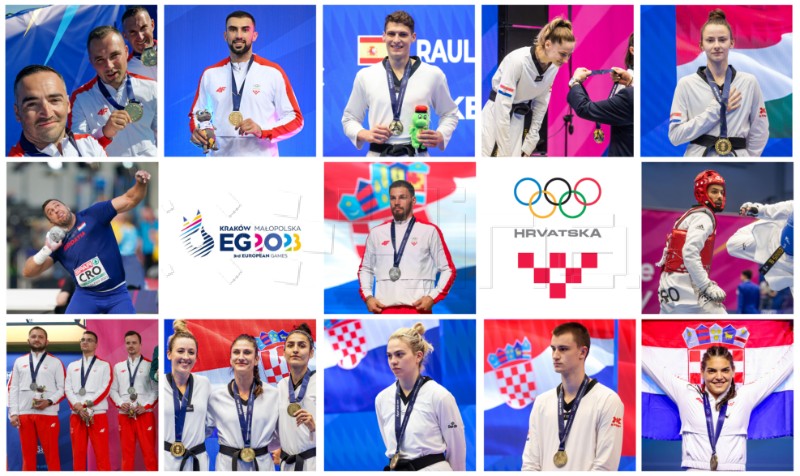 161 medals bagged by Croats at European and world championships in 2023