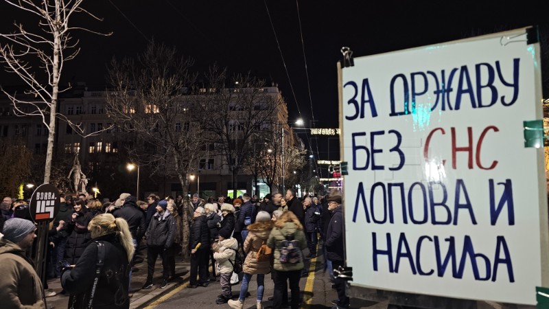 Šesti u nizu postizbornih prosvjeda u Beogradu, za sutra najavljen masovan skup