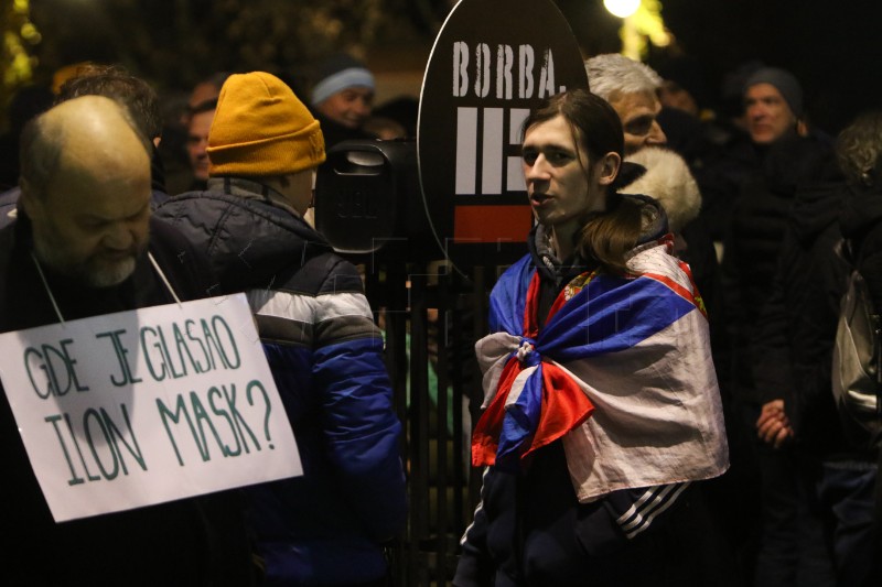 Šesti u nizu postizbornih prosvjeda u Beogradu, za sutra najavljen masovan skup