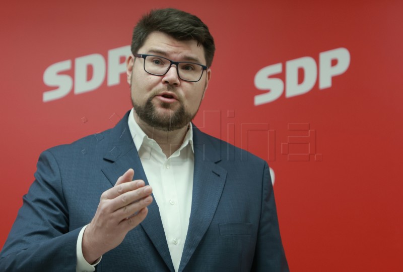 Konferencija za medije SDP-a na temu:  "Kako Plenković pokušava ukrasti mirovine"