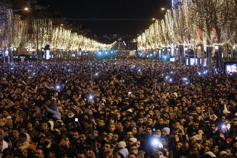 FRANCE NEW YEARS CELEBRATIONS