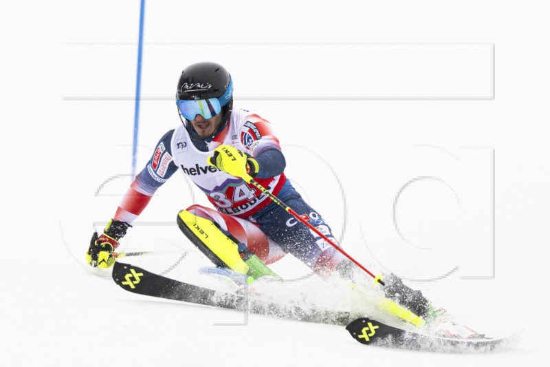 Slalom - Wengen: Rodeš odličan deveti, Kolega i Zubčić u drugoj vožnji